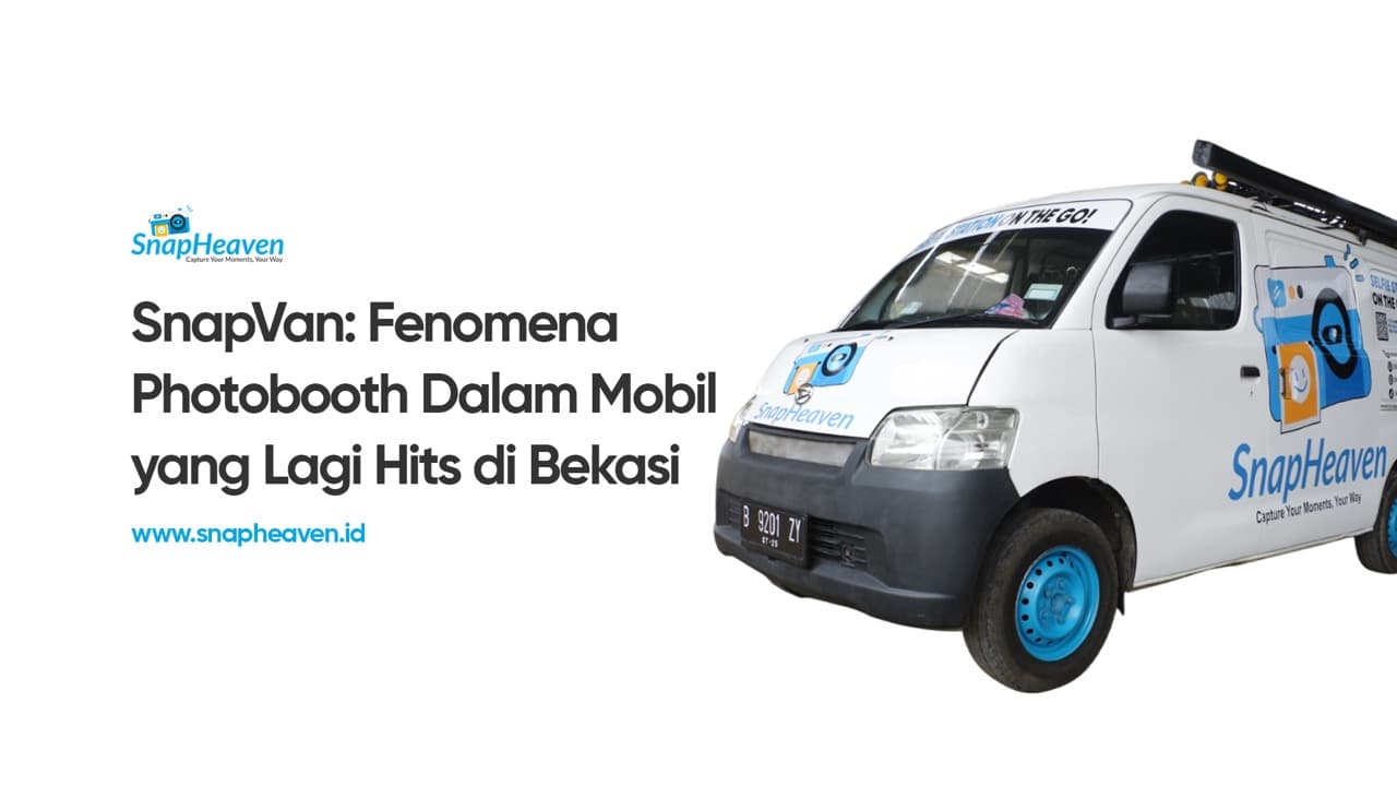 SnapVan: Fenomena Photobooth di Dalam Mobil yang Lagi Hits di Bekasi
