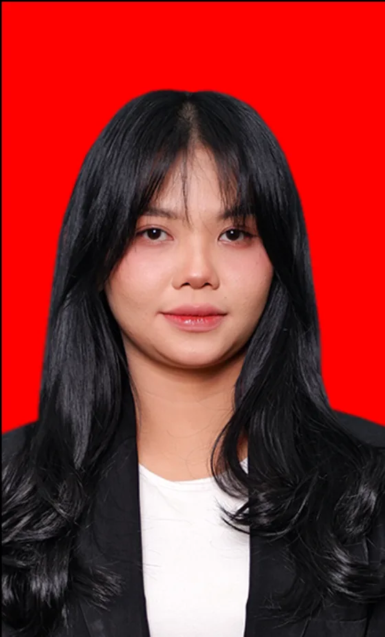 Contoh latar pas foto Merah