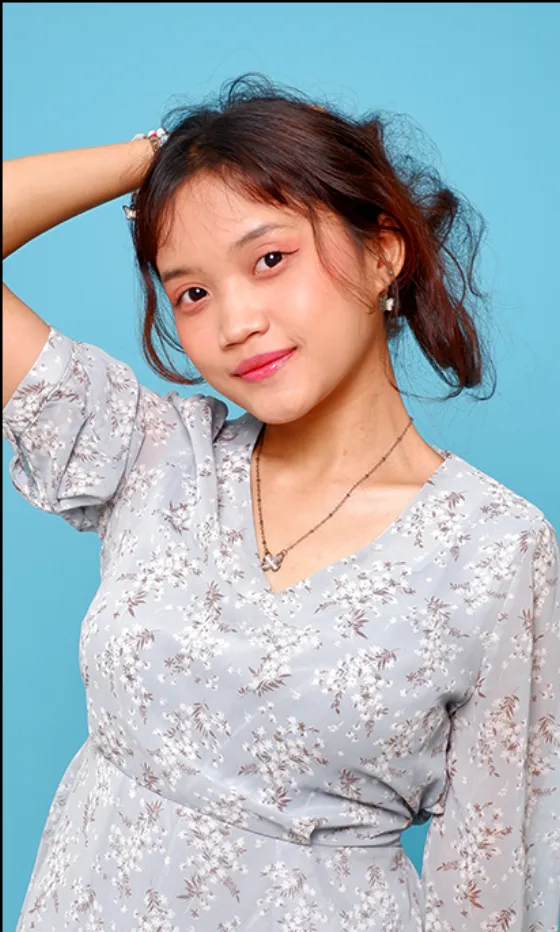Contoh latar Biru Awan
